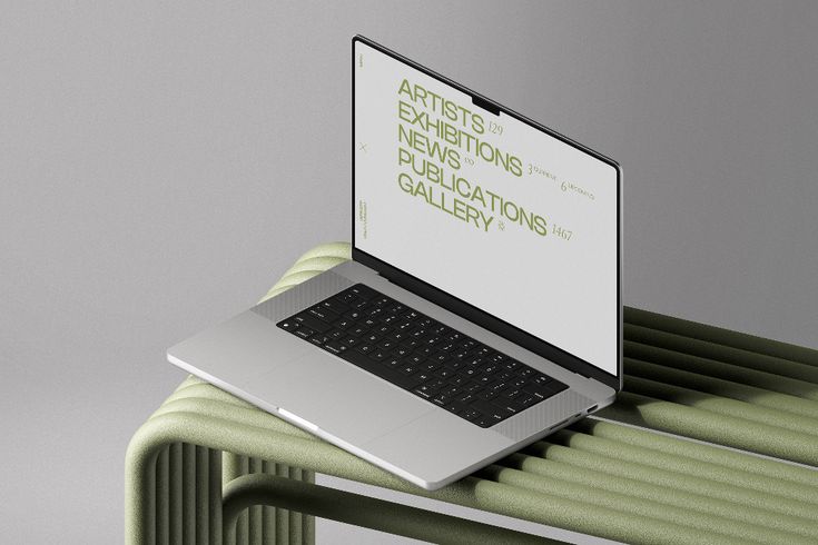 macbook 16 pro on bench isometric macbook mockup, mockup, isometric 