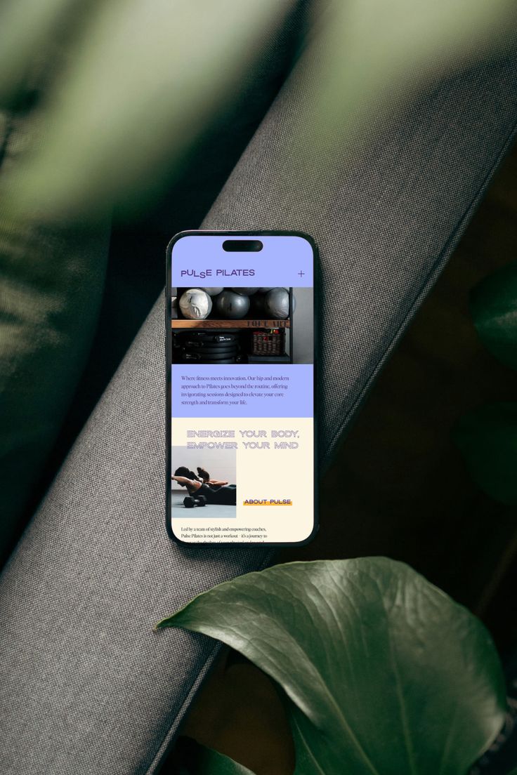 Modern Pilates Website Design